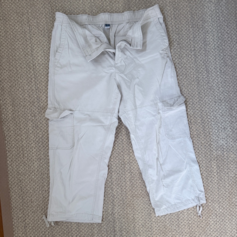 Old Navy Khaki Cargo Pants Size XL